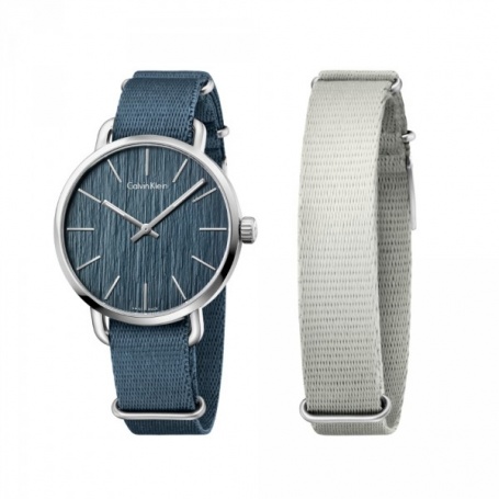 Calvin Klein Uhren Even Textile Bänder-K7B211WL