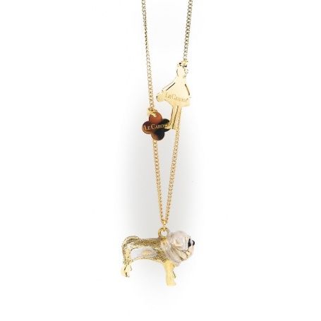 The Carose necklace with pendant Bulldog