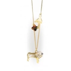 The Carose necklace with pendant Bulldog