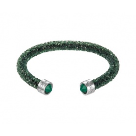 Swarovski Crystaldust bracciale 1giro Green M