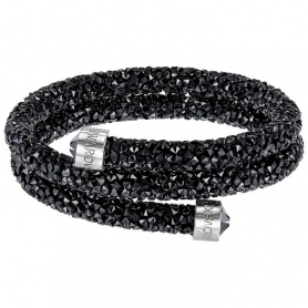 Crystaldust double bracelet Swarovski Black M