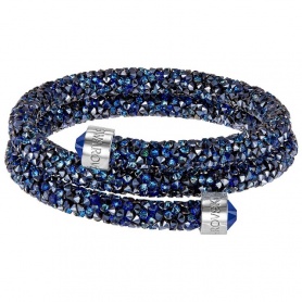 Crystaldust double Armband Swarovski blau S