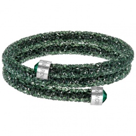 Crystaldust double bracelet Swarovski Green S