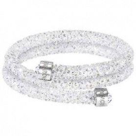 Swarovski Crystaldust double bracelet White S