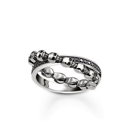 Thomas Sabo double Ring with skulls-TR21046431154