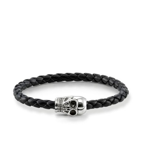 Thomas Sabo bracelet leather skull-UB001082311L19