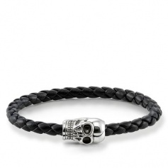 Thomas Sabo bracelet leather skull-UB001082311L19