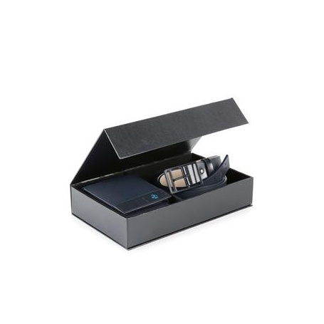 Geschenkbox mit Gürtel und Geldbörse Puls-CUBOX07P15/BLU3