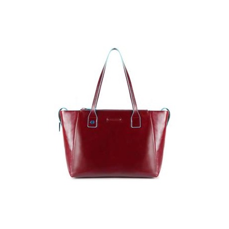 Donna Shopping Bag Red White