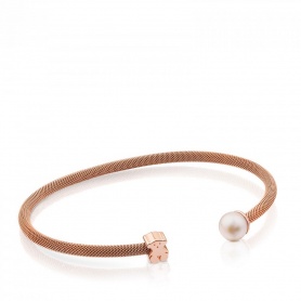 Rose bracelet Tous Mesh with Teddy bear and Pearl-613101520