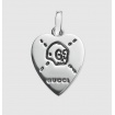 Gucci silver Ghost Heart charms-YBG45527200100U