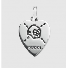 Gucci silver Ghost Heart charms-YBG45527200100U