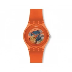 Swatch New Gent Orangish Tones Lacquered-SUOO100