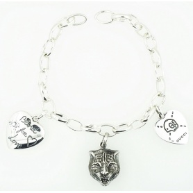 Bracciale Gucci con Charms Blind For Love - Ghost
