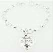 Gucci bracelet with a Blind For Love Heart Charms