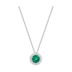 Swarovski Angelic Crystal Pendant Necklace Emerald-5267100