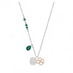 Swarovski Pendant Necklace Duo Clover-5139471