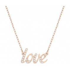 Swarovski necklace Emotion Love Rosé-5093576