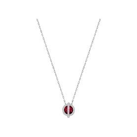 Swarovski necklace Round Ruby-5258513