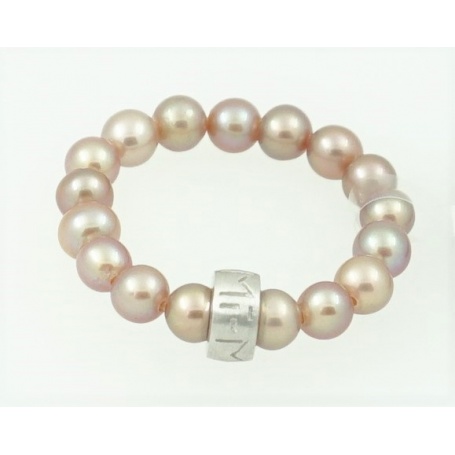 Anello Mimì perle viola piccole con e argento - A023SXV