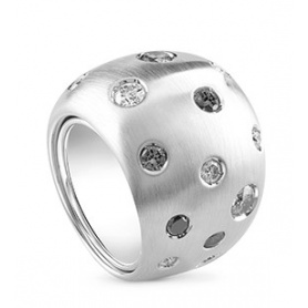 Ring Optical Masterpiece Salvini in white gold and diamonds