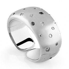 White Gold and diamond bracelet Optical Masterpiece Salvini