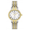 Oval watch Tissot Bella Ora Small two-tone steel and gold