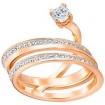Swarovski Ring frischer Rosé Spirale Medium-5217723
