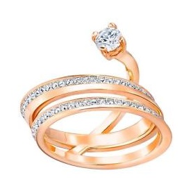 Swarovski Ring frischer Rosé Spirale Medium-5257535