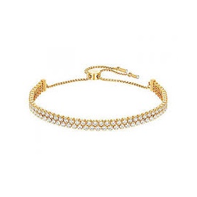 Swarovski Bracelet Subtle Golden-Double tennis 5245530