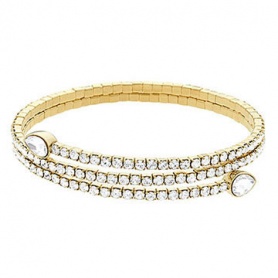 Swarovski Bangle Bracelet Golden Drop-Twisty 5073593