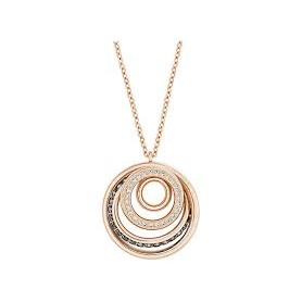 Dynamic spiral Pendant Swarovski necklace Medium-5,143,413