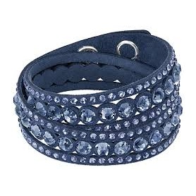 Swarovski Bracelet Slake Dot Dark Blue fabric-5201118