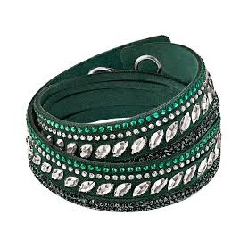 Swarovski Cuff Bracelet Green dry Rock-5225968 Pulse Slake