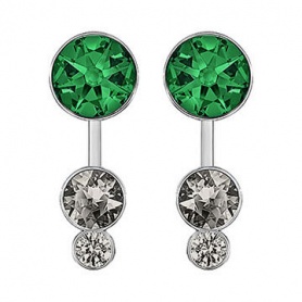 Swarovski earrings Slake Dot double-5241290