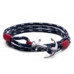 Tom Hope bracelet with anchor and Lanyard blue-red-Atlantic3
