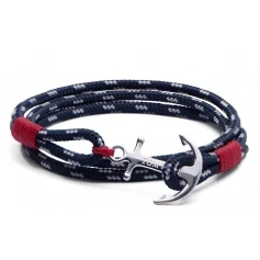 Tom Hope bracelet with anchor and Lanyard blue-red-Atlantic3