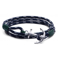 Tom Hope bracelet with anchor and Lanyard blue-green-Southen3