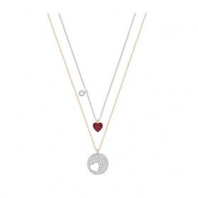 Swarovski Crystal pendants Set Wishes red heart-5255351
