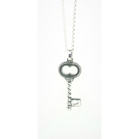 Eight large silver key necklace Jewelry line Torcolo