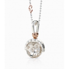 Silver Baby Rattle necklace Suonamore The-SNM006
