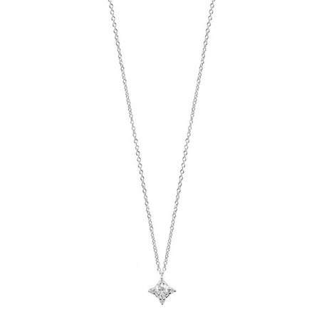 Luminous collection necklace Salvini in white gold and diamonds-20072885
