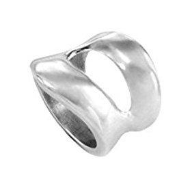 Silver plated metal ring Pezailla range One de50
