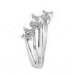 Trilogy ring Salvini Luminous collection in white gold and diamonds.
