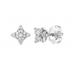 Small earrings Salvini Luminous collection in white gold and diamonds