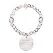 Queriot Coin bracelet with shiny Pebbles Sassie and Civita Mom
