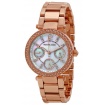 Watch Michael Kors Parker with pave rose steel-MK5616