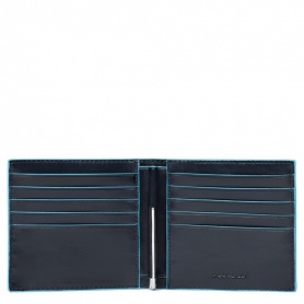 Wallet with spring door dollars Piquadro-PU1666B2/Blue2