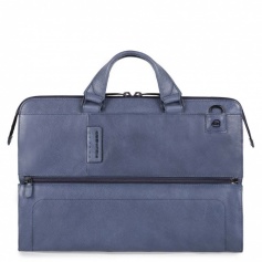 Briefcase with two handles CA4025P15S/blue line P15PLUS-Piquadro
