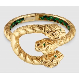 Gucci Armband gelb Gold und Emaille und Dionysos Tsavoriten-YBA458780001